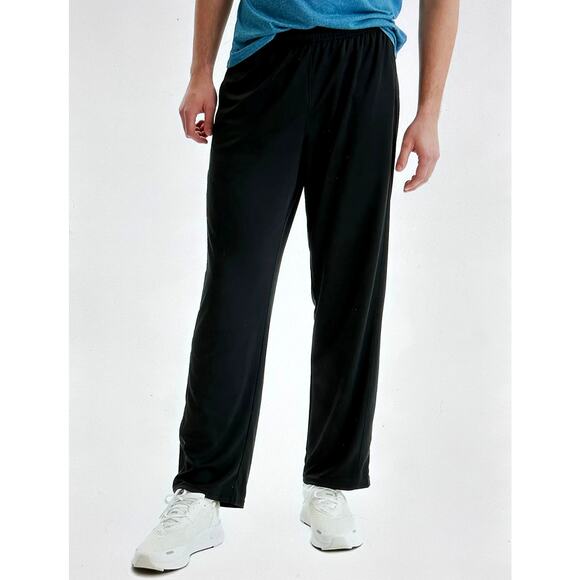 Hanes Sport Active Gear Joggers Mens Black L - Picture 1 of 16